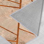 Conceptum Alfombra Crema y Naranja 100 x 150 cm